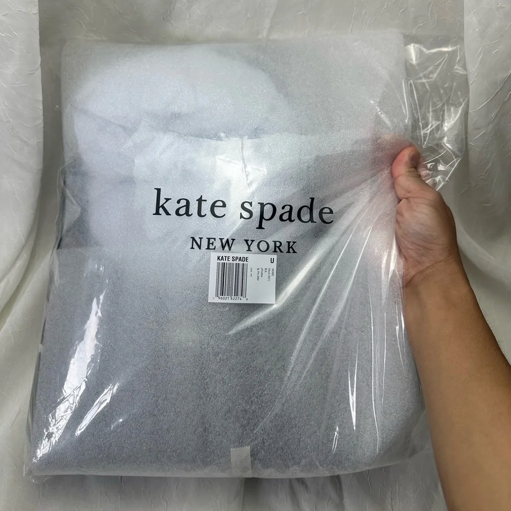 Kate Spade Phoebe Large Black Leather Shoulder Bag Gold Hardware NWT - Picture 4 of 7